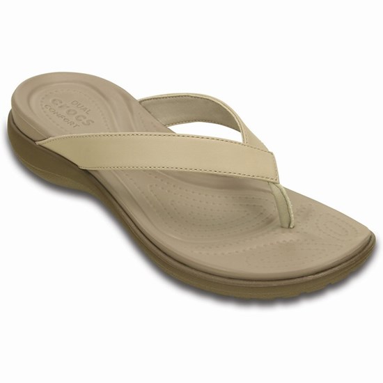 Crocs Capri V Women's Flip Flops Grey | ASG-093286