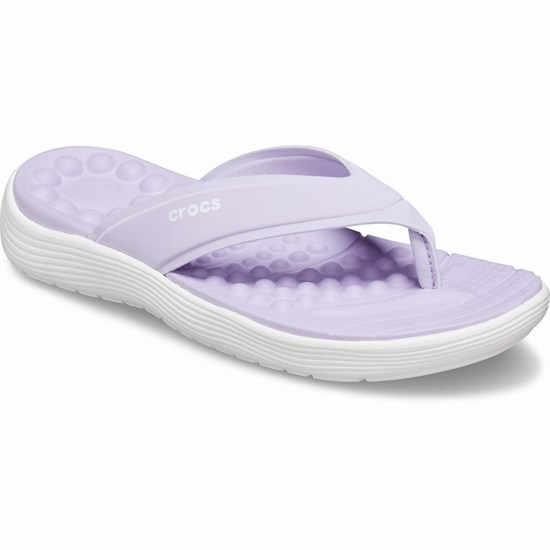 Crocs Reviva™ Women's Flip Flops Lavender | IHJ-839216